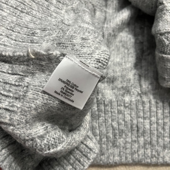 NWT - Loft By Ann Taylor Women's Cable Knit Sweater - Size L - Picture 8 of 8